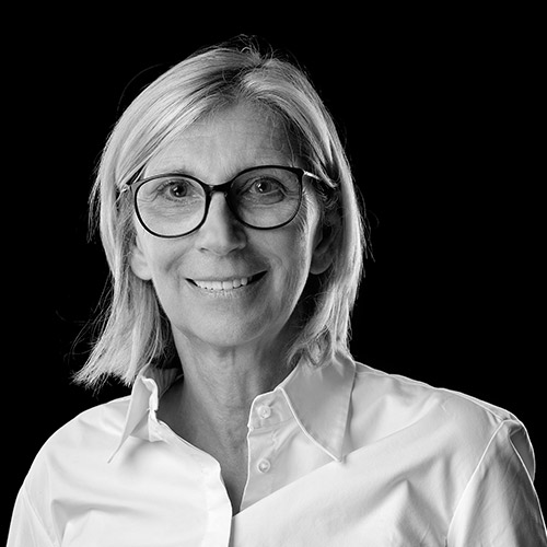 Portrait noir et blanc de Chantal PILLET, avocate au barreau de Grenoble